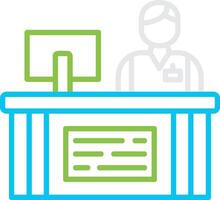 Cashier Creative Icon Design vector