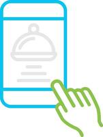 Online Order Creative Icon Design vector