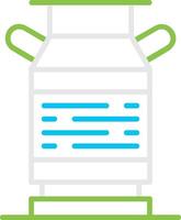 Milk Tank Creative Icon Design vector