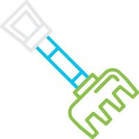 Rake Creative Icon Design vector