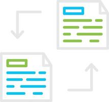 File Transfer Creative Icon Design vector