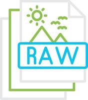 Raw Creative Icon Design vector