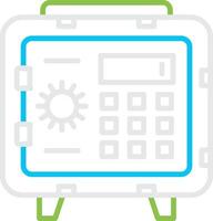 Safe Box Creative Icon Design vector