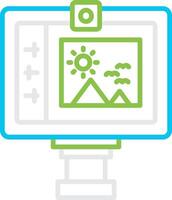 Lcd Creative Icon Design vector