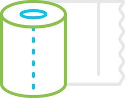 Tissue Roll Creative Icon Design vector