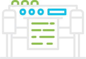 Plotter Creative Icon Design vector