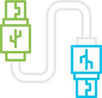 Usb Connection Creative Icon Design vector
