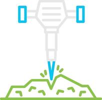 Drill Creative Icon Design vector