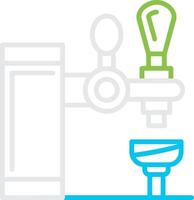 Bar Tap Creative Icon Design vector