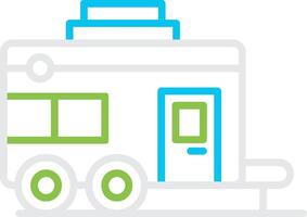 Caravan Creative Icon Design vector