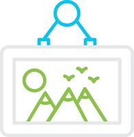 Frame Creative Icon Design vector