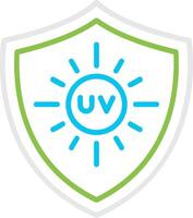 Uv Creative Icon Design vector
