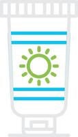 diseño de icono creativo de protector solar vector