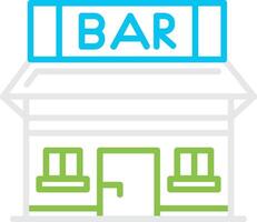 Bar Creative Icon Design vector