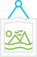Frame Creative Icon Design vector