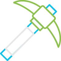 Pickaxe Creative Icon Design vector