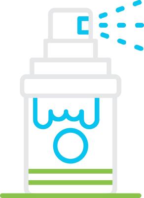 Paint Spray Creative Icon Design