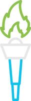 Torch Creative Icon Design vector