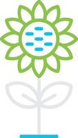 Sunflower Creative Icon Design vector