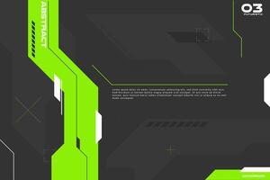 Futuristic Abstract Background with Sci-fi Geometric Shape for Technology Design vector