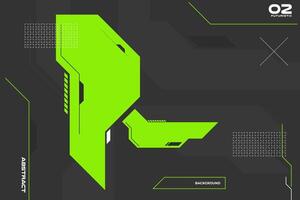 Futuristic Abstract Background with Sci-fi Geometric Shape for Technology Design vector