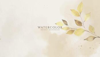 Abstract horizontal watercolor background. Neutral light colored empty space background illustration vector