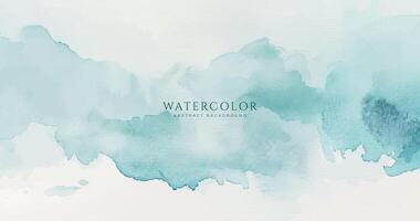 Abstract horizontal watercolor background. Neutral light colored empty space background illustration vector