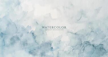 Abstract horizontal watercolor background. Neutral light colored empty space background illustration vector
