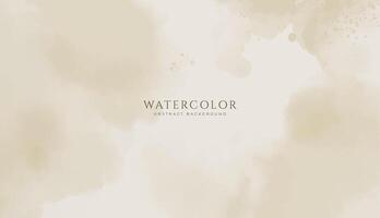 Abstract horizontal watercolor background. Neutral light colored empty space background illustration vector