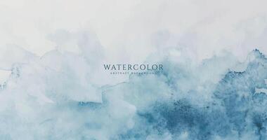 Abstract horizontal watercolor background. Neutral light colored empty space background illustration vector