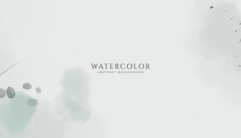 Abstract horizontal watercolor background. Neutral light colored empty space background illustration vector