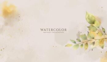 Abstract horizontal watercolor background. Neutral light colored empty space background illustration vector