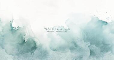 Abstract horizontal watercolor background. Neutral light colored empty space background illustration vector