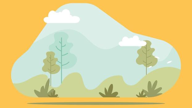 naturaleza y arboles resumen antecedentes ilustración vector