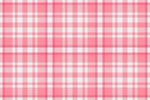 Textile tartan of check fabric texture with a seamless background plaid pattern. vector