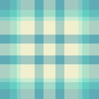 London tartan plaid seamless, sheet textile texture pattern. Sensual background check fabric in light and cyan colors. vector