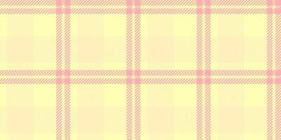 Valentines tartan pattern, silk background check fabric. Menu textile texture seamless plaid in light and red colors. vector