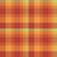 Seamless fabric texture of background check textile with a plaid tartan pattern. vector