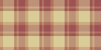 Trade seamless fabric tartan, serene pattern background. Finish texture check plaid textile in yellow and red colors. vector
