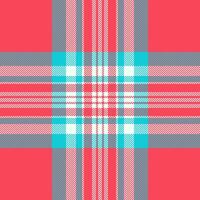 Plaid background pattern of tartan seamless textile with a check fabric texture. vector