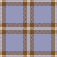 Plaid seamless pattern in blue. Check fabric texture. textile print. vector