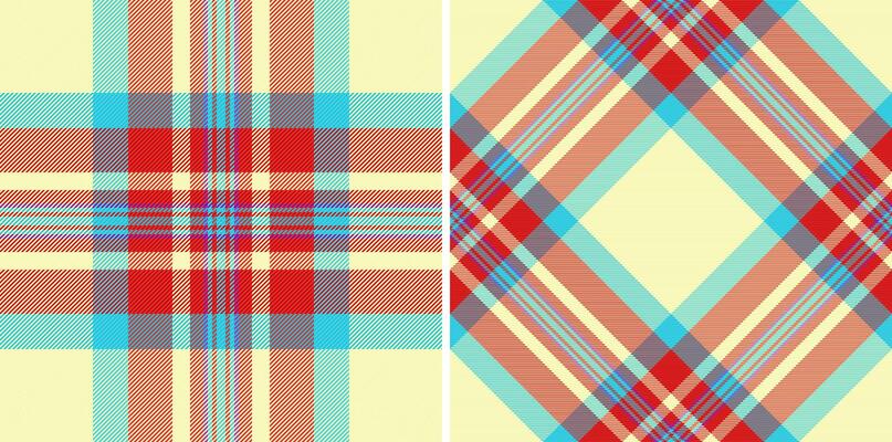Plaid texture fabric of textile check with a tartan seamless pattern background.