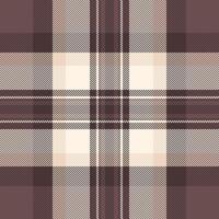 Check seamless texture of textile tartan with a fabric plaid pattern background. vector