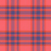 Pattern textile check of seamless background fabric with a plaid tartan texture. vector