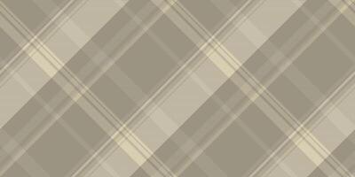 Contemporary fabric check textile, manufacturing seamless tartan background. Multi plaid pattern texture in pastel and light colors. vector