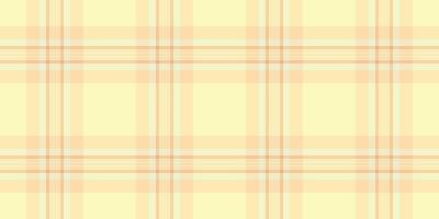 Serene textile pattern seamless, isolation check plaid texture. Hispanic background fabric tartan in light and orange colors. vector