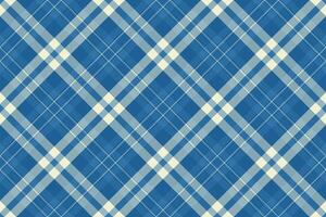 Textile background check of fabric texture plaid with a seamless tartan pattern . vector