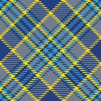 background plaid of check fabric texture with a tartan seamless pattern textile. vector