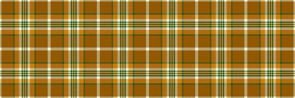 Damask check plaid, stationary fabric background textile. Poster texture seamless pattern tartan in amber and cornsilk colors. vector