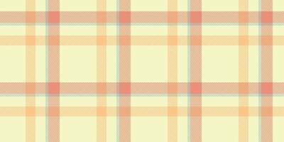 Uniform fabric background plaid, diwali tartan texture. List pattern textile check seamless in light and red colors. vector